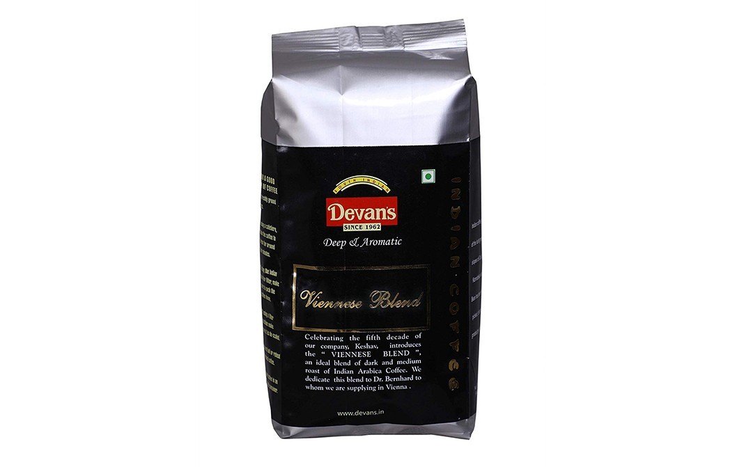 Devan's Viennese Blend Coffee Beans    Pack  500 grams